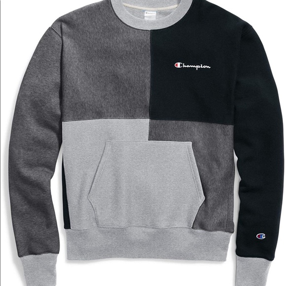 Champion Reverse Weave Colour Block Crewneck - Picture 1 of 3